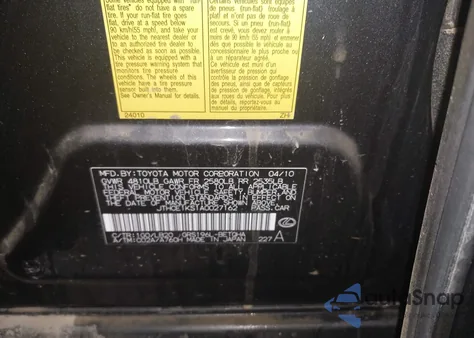 2010 Lexus Gs 350 из США, поврежденный, VIN JTHCE1KS1A0027162